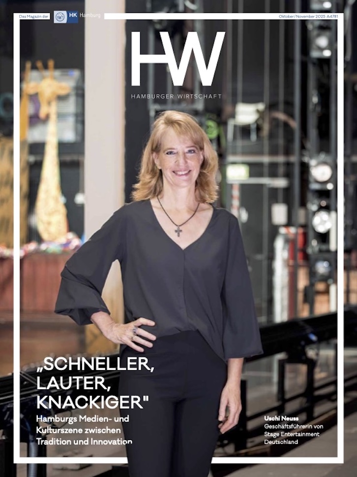 Hamburger Wirtschaft Cover Oktober/November 2025